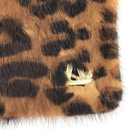 Louis Vuitton M72245 Escharp Vizon Mink Monogram Fur Scarf  LOUIS VUITTON M72245 Echarpes VISON Fertipet Scarf